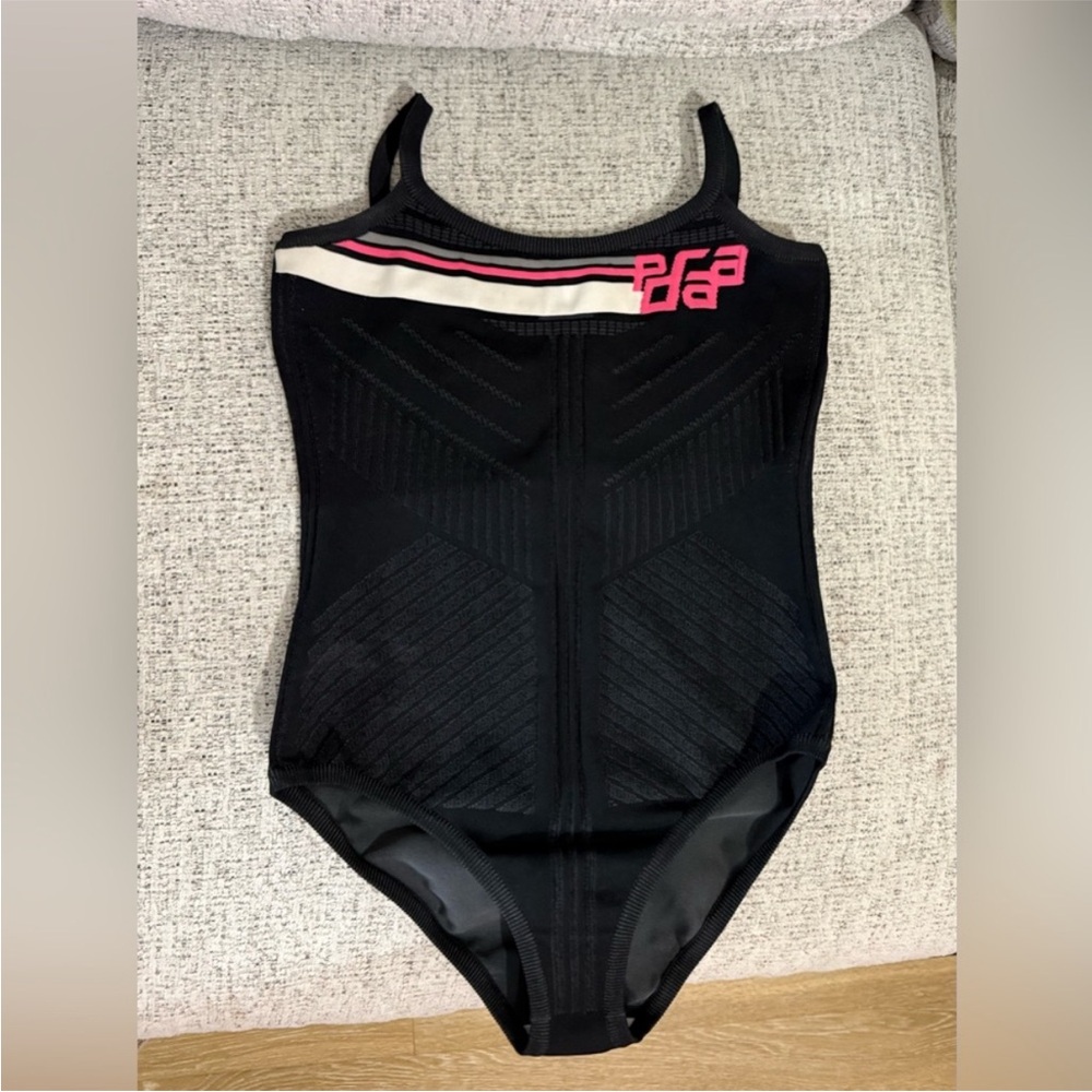 Prada technical race one piece bikini bodysuit / swimsuit